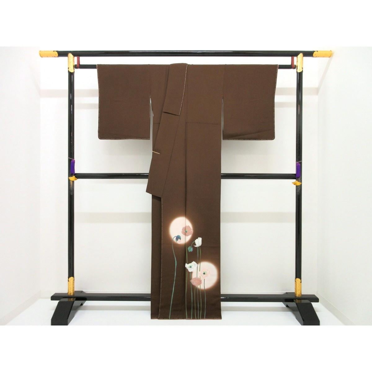 【未使用品】訪問着　友禅金彩加工