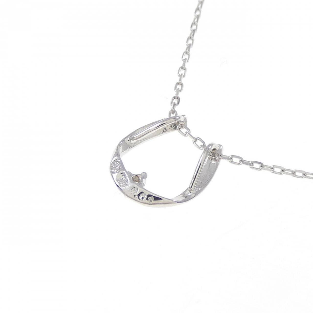 K10WG ダイヤモンド ネックレス 0.01CT