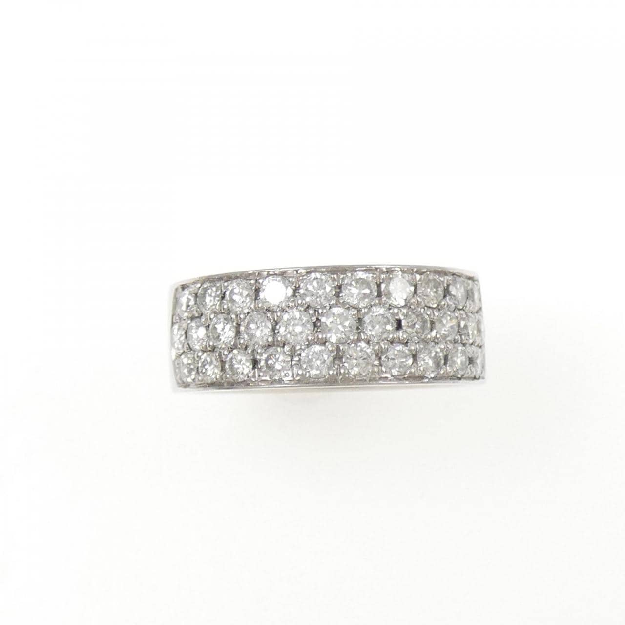 PT900 パヴェ ダイヤモンド リング 1.11CT