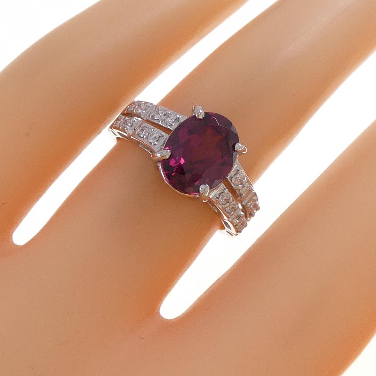 PT1000 ガーネット リング 2.39CT