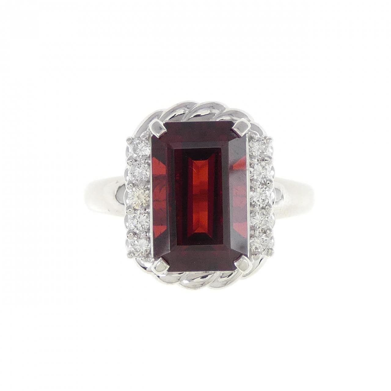 PT ガーネット リング 5.05CT