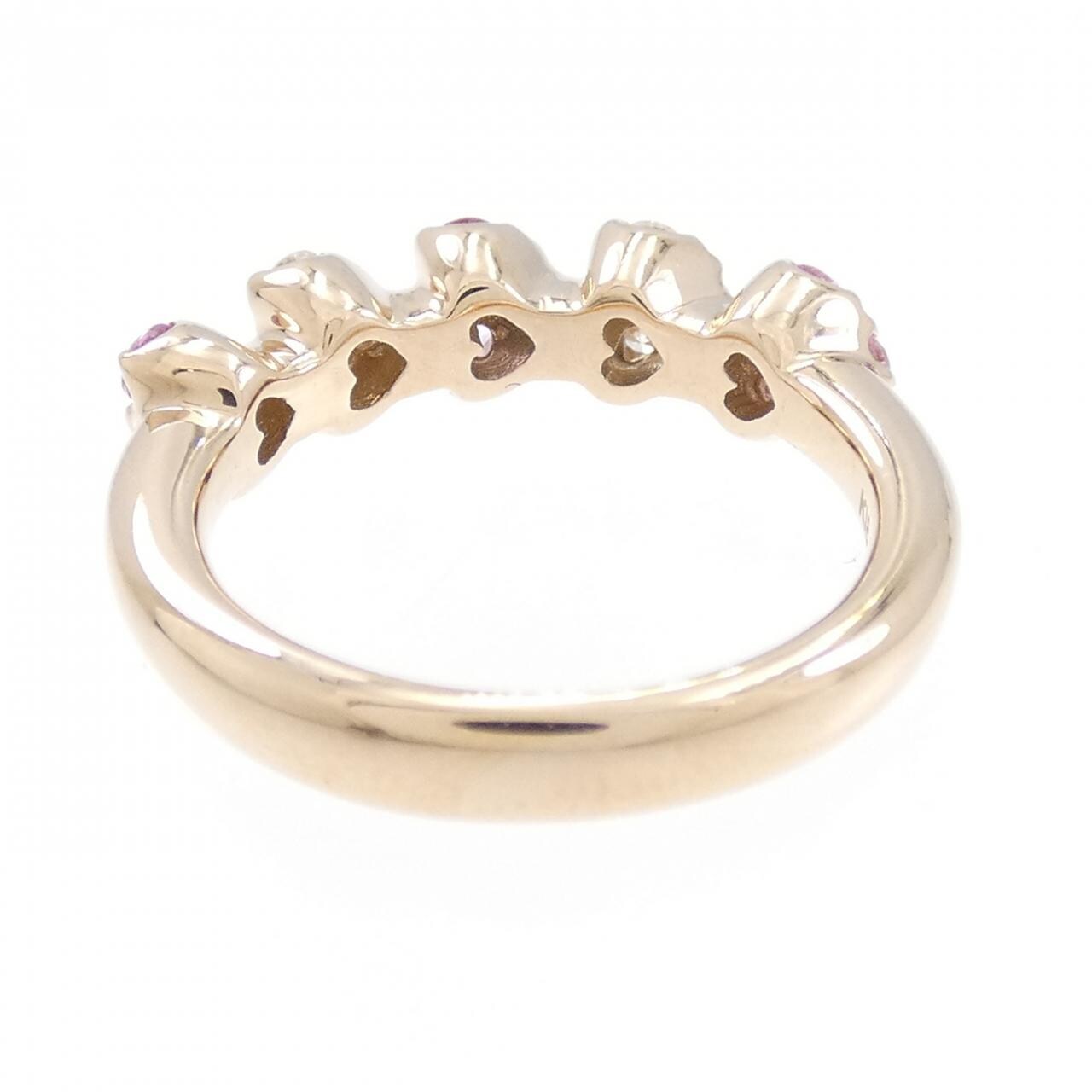 ポンテヴェキオ ハート サファイヤ リング 0.26CT