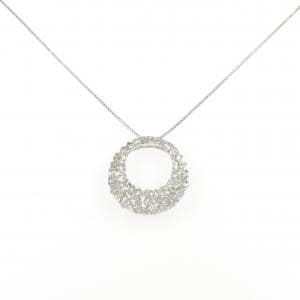 K18WG ダイヤモンド ネックレス 0.55CT