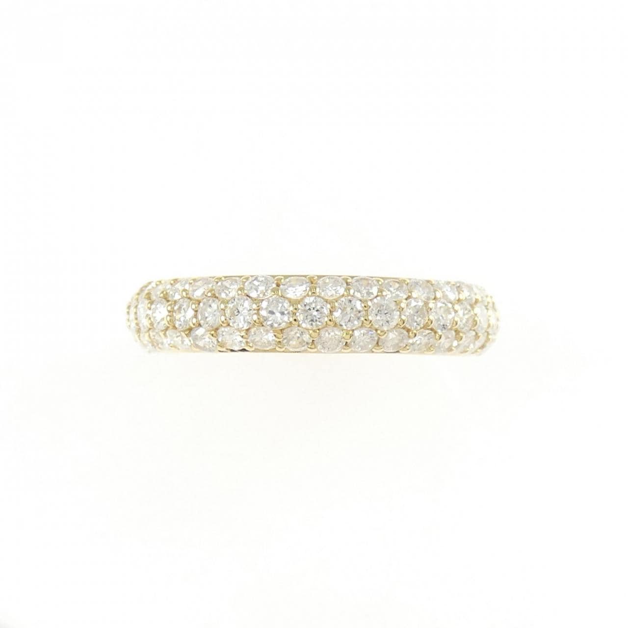 【新品】K18YG パヴェ ダイヤモンド リング 1.00CT