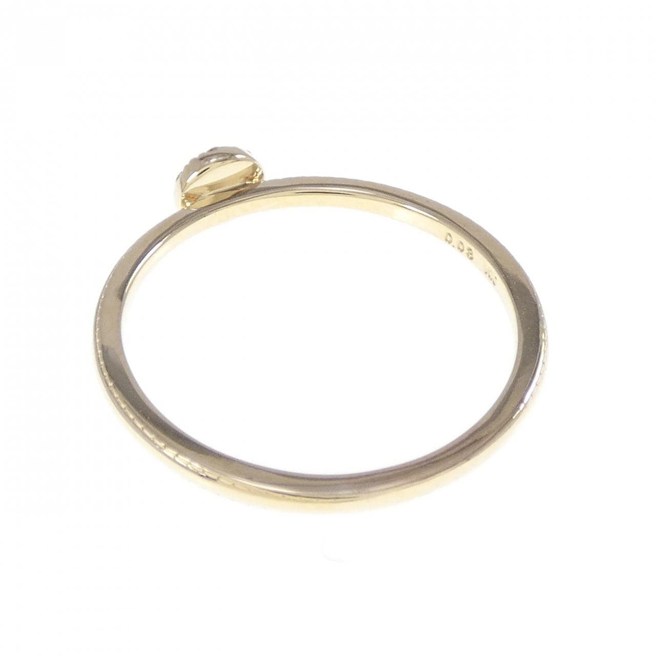アガット ダイヤモンド リング 0.08CT