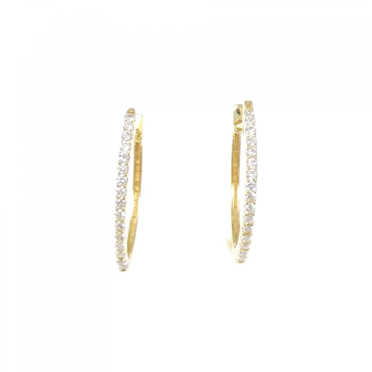 K18YG ダイヤモンド ピアス 0.32CT
