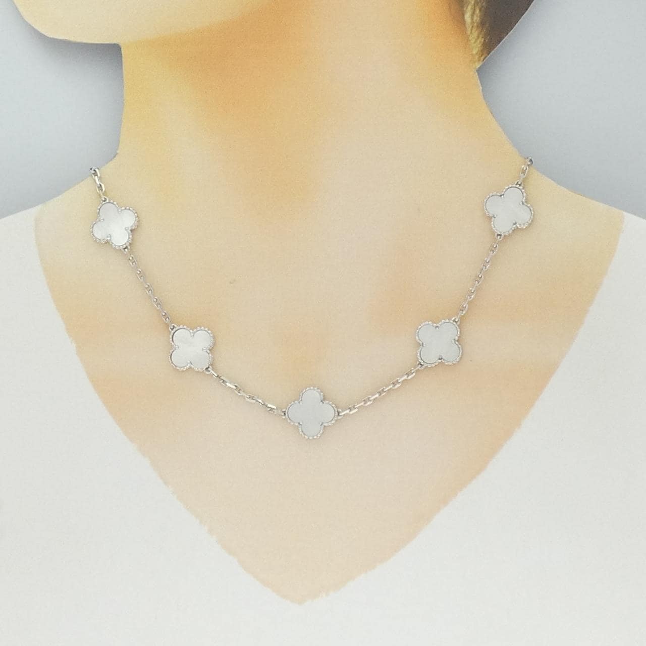 ヴァンクリーフ&アーペル ヴィンテージアルハンブラ 10モチーフ ネックレス