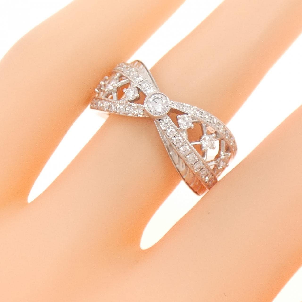 ミキモト ダイヤモンド リング 0.48CT