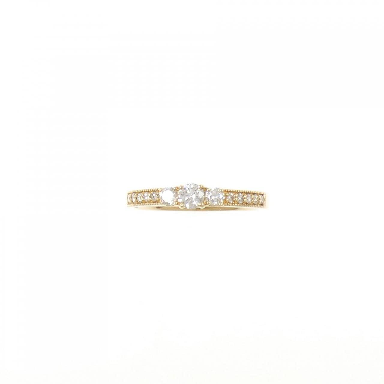 K18YG ダイヤモンド リング 0.30CT