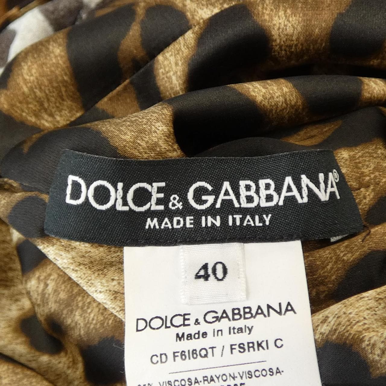 ドルチェアンドガッバーナ DOLCE&GABBANA F616QT/FSRKI ワンピース