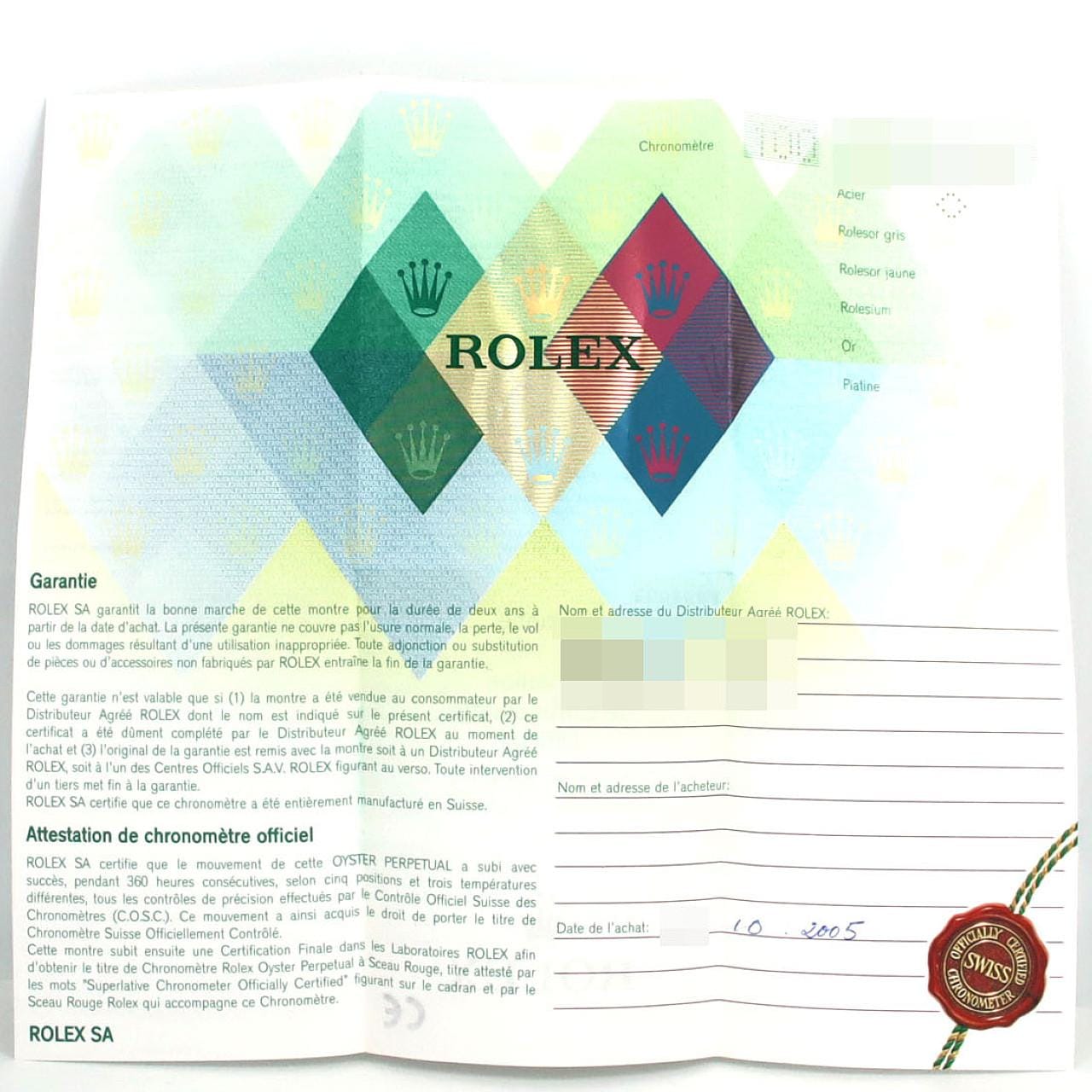 ロレックス デイトジャスト 16200 SS 自動巻 F番