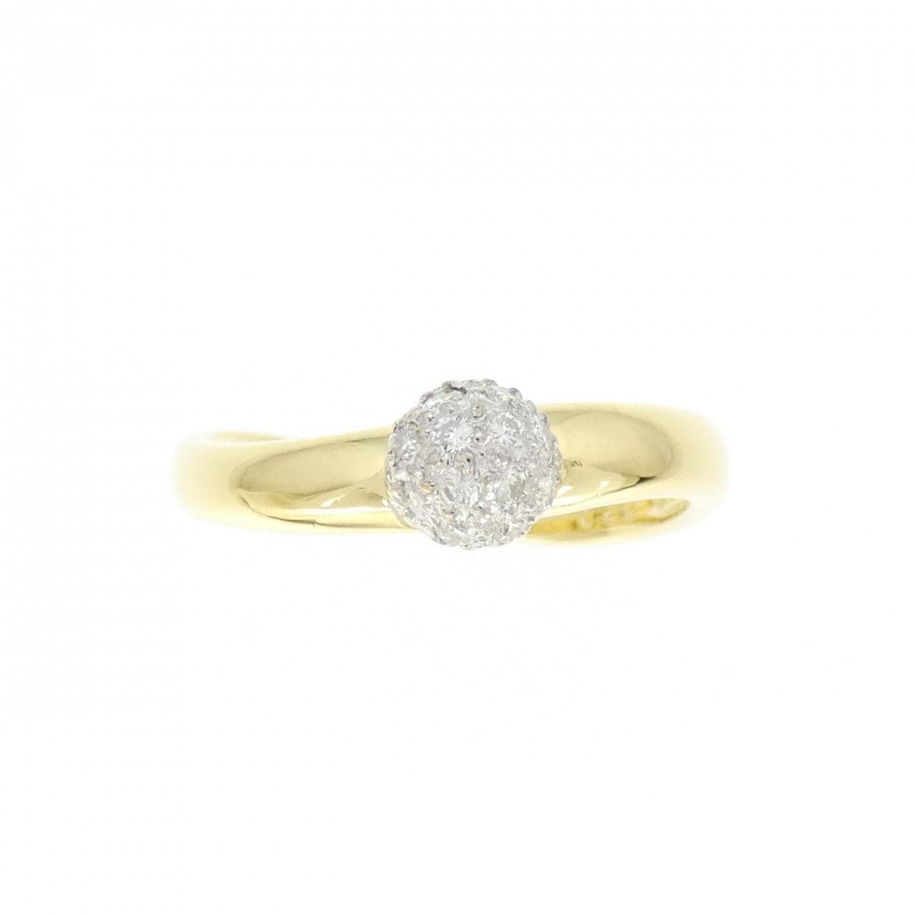 K18YG/K18WG ダイヤモンド リング 0.20CT