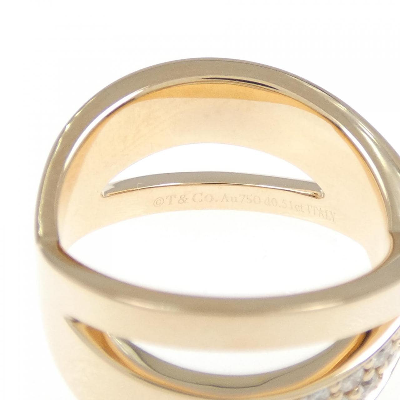 ティファニー Xワイド リング 0.51CT