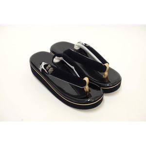 【新品】女草履　鶴　Ｆサイズ