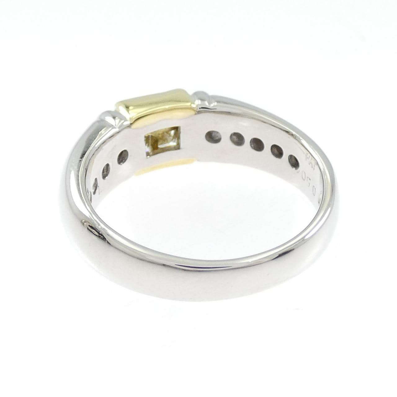 PT900/K18YG ダイヤモンド リング 0.50CT