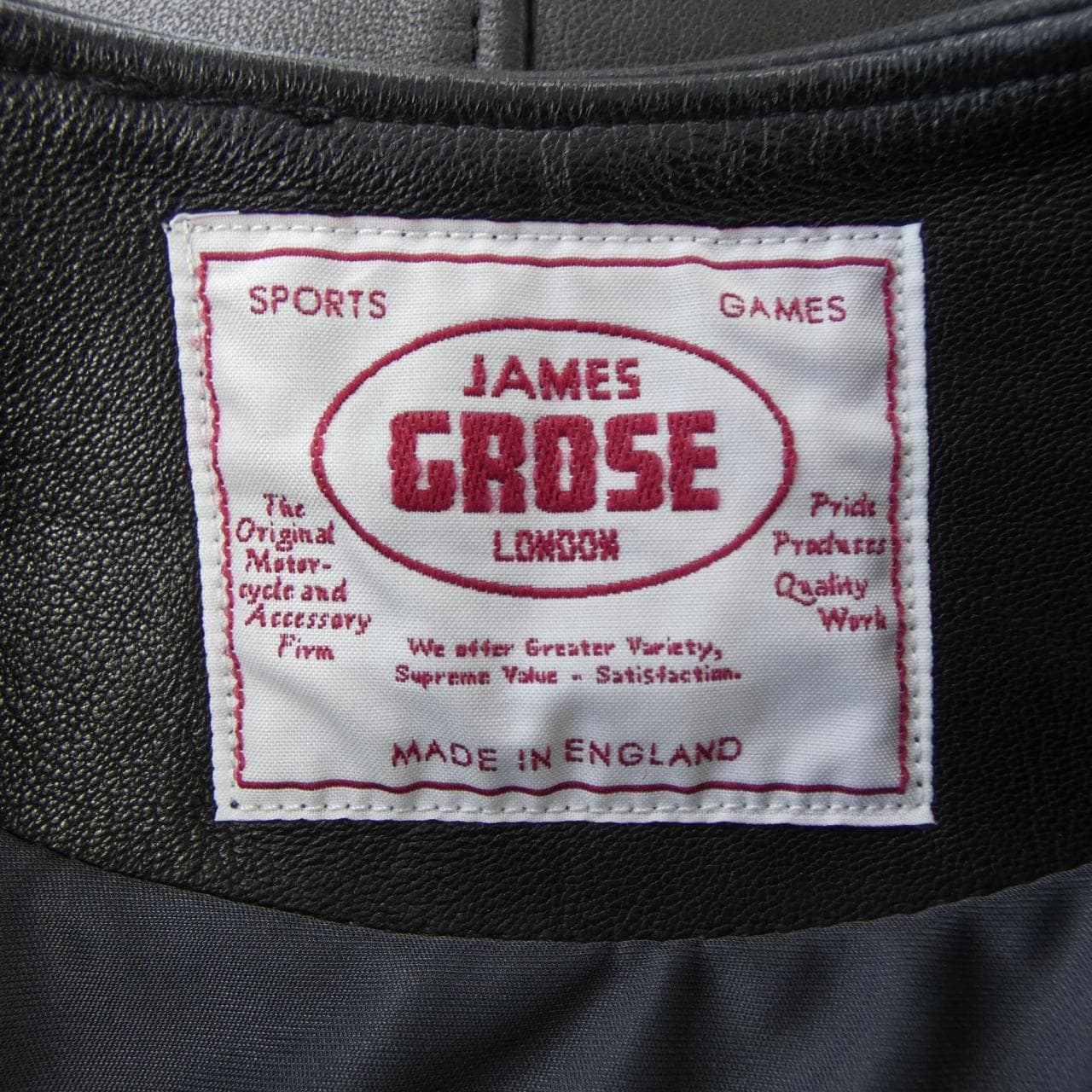 ジェームスグロス JAMES GROSE レザーライダースジャケット