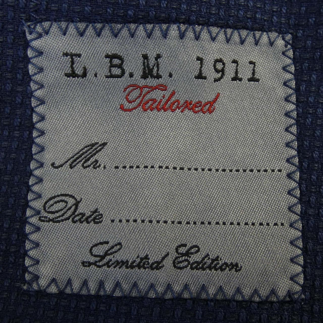 エルビーエム1911 L.B.M 1911 ジャケット