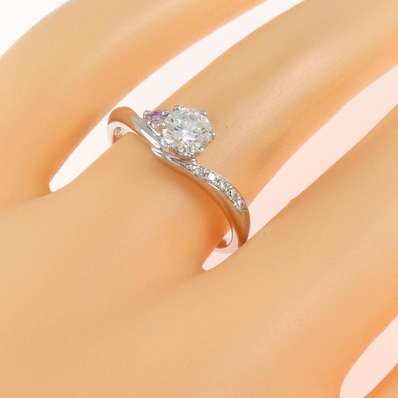 PT900 ダイヤモンド リング 0.408CT E VS2 3EXT