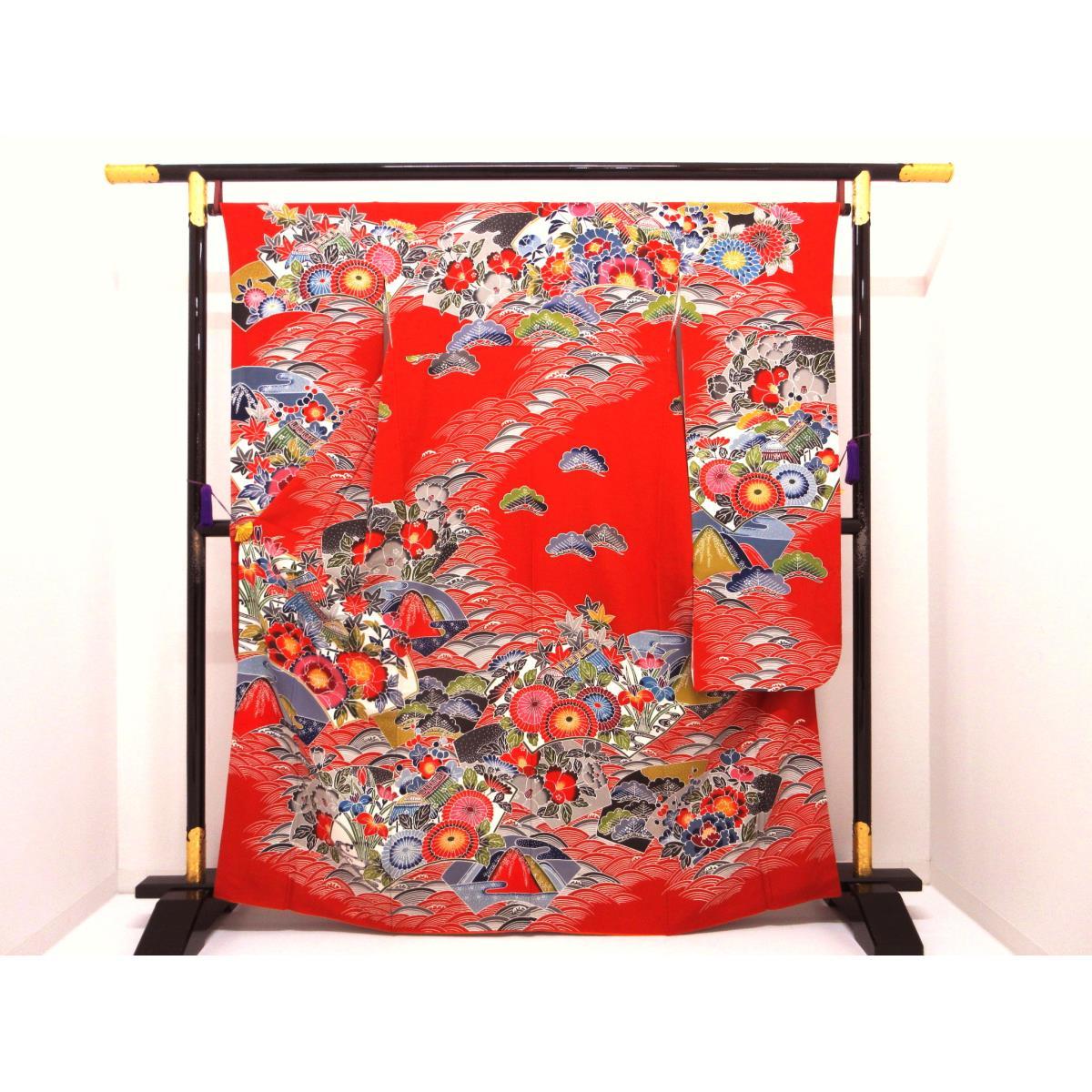 振袖　京紅型