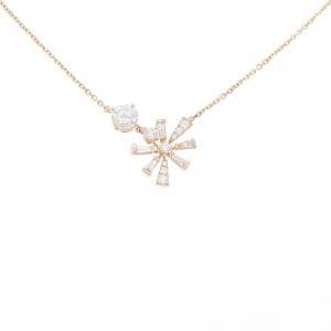 K18PG ダイヤモンド ネックレス 0.80CT