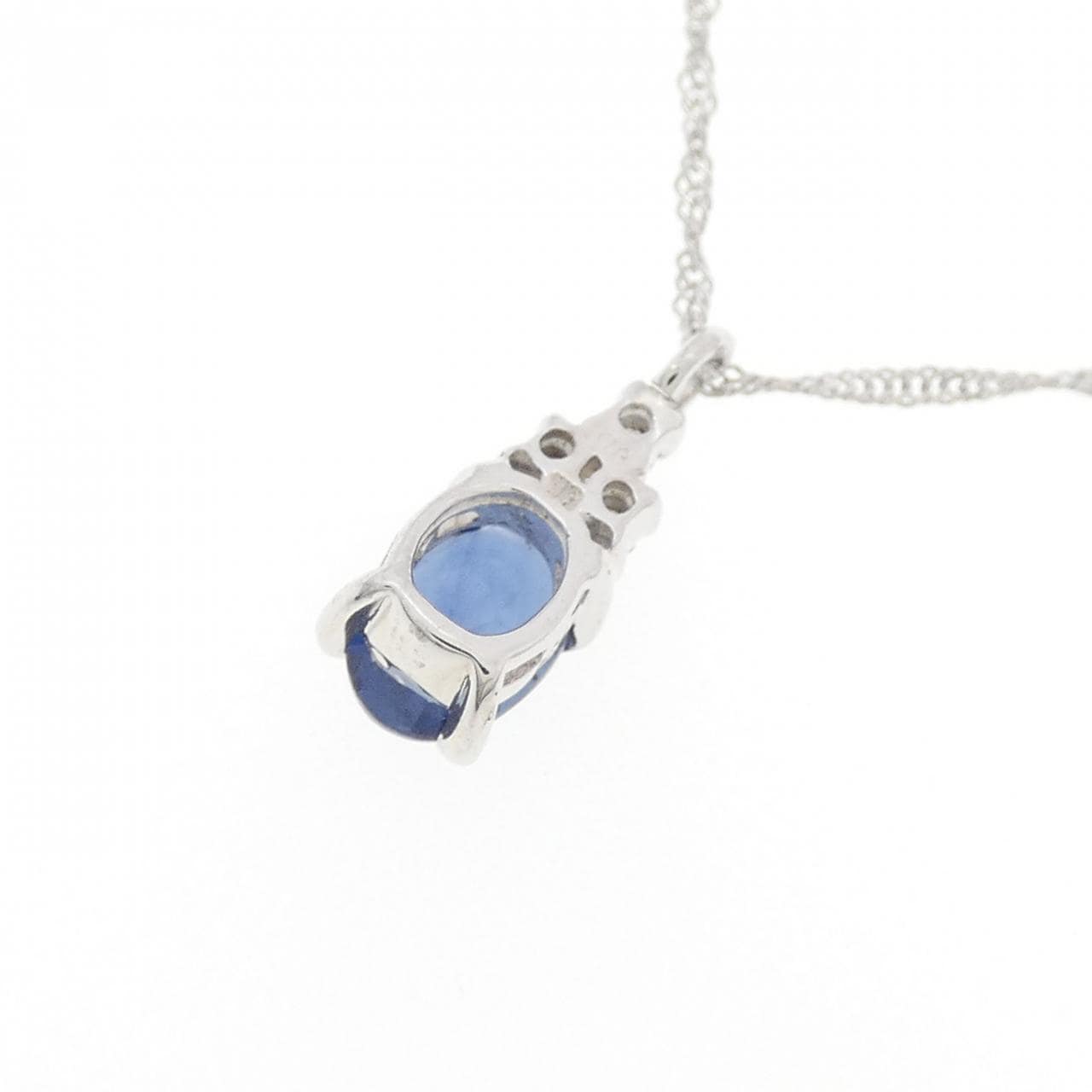 K18WG サファイヤ ネックレス 0.5CT