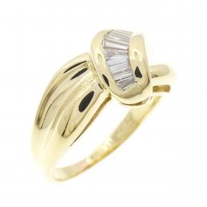 K18YG ダイヤモンド リング 0.22CT