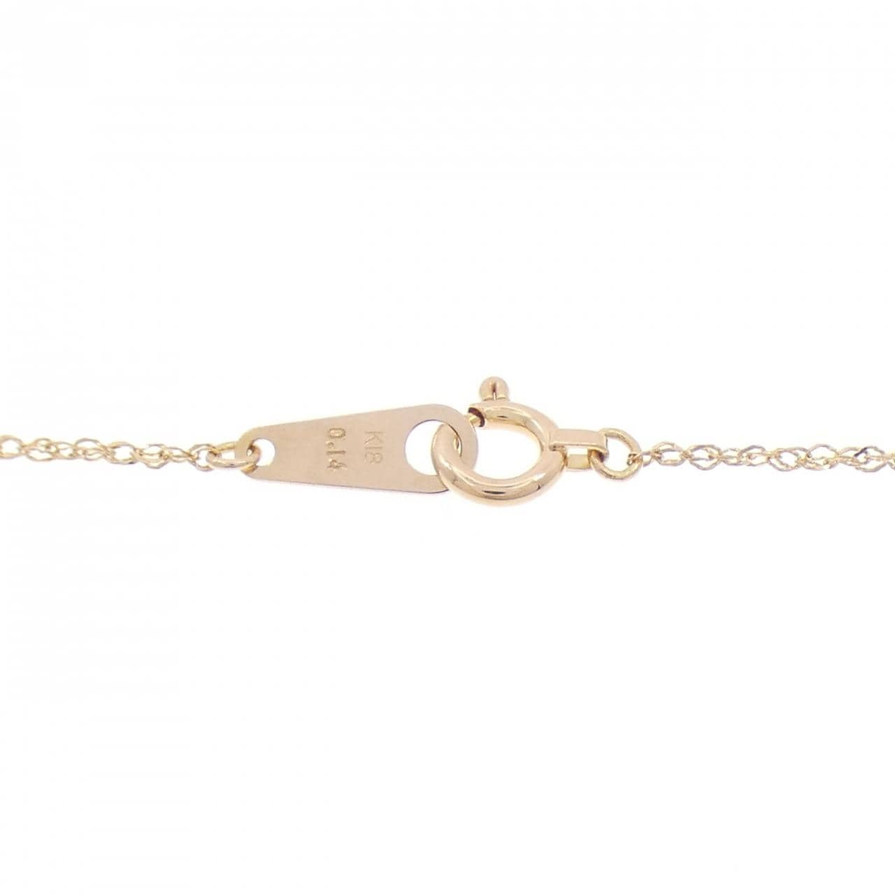 Agete钻石项链0.14CT