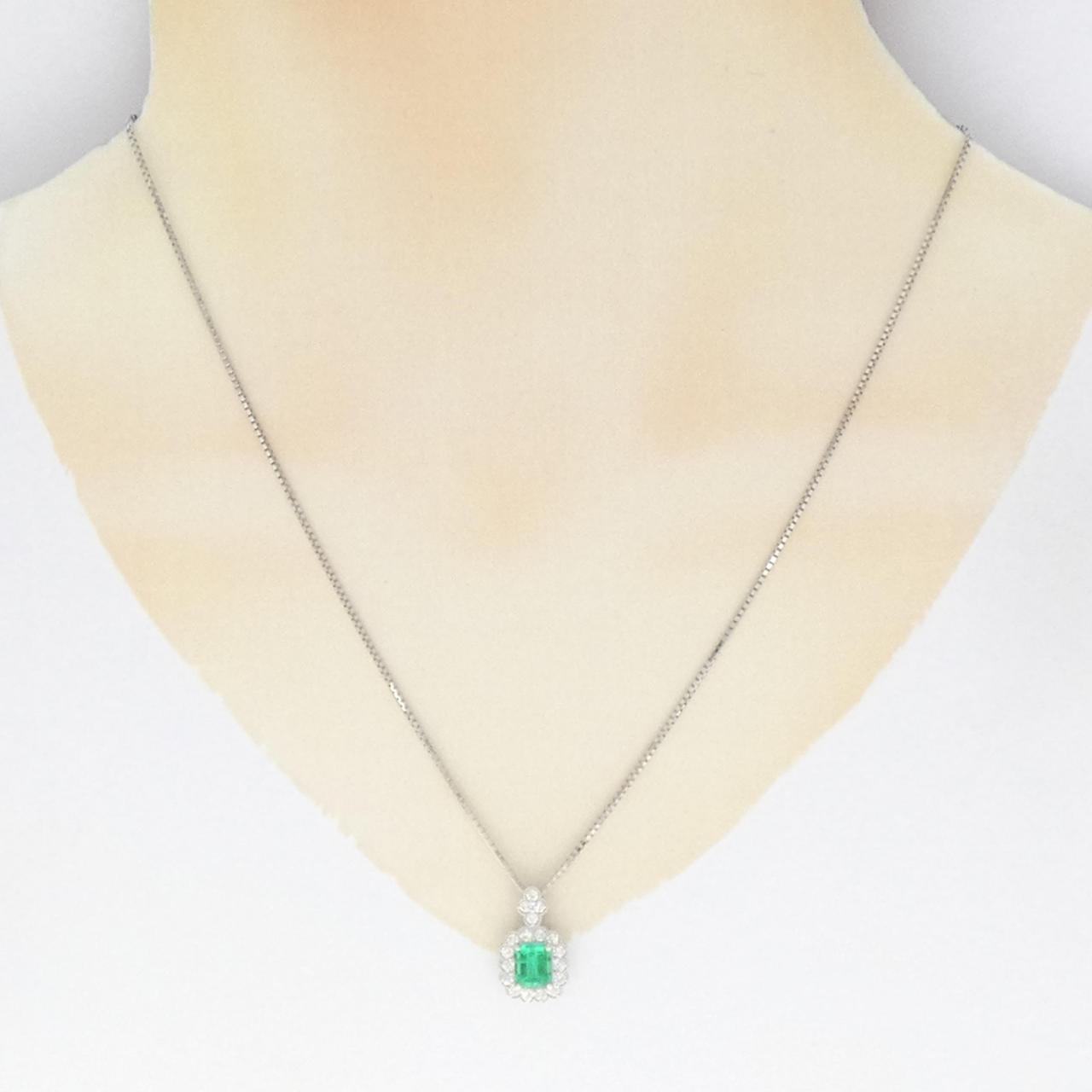 [Remake] PT Emerald Necklace 0.98CT Colombian