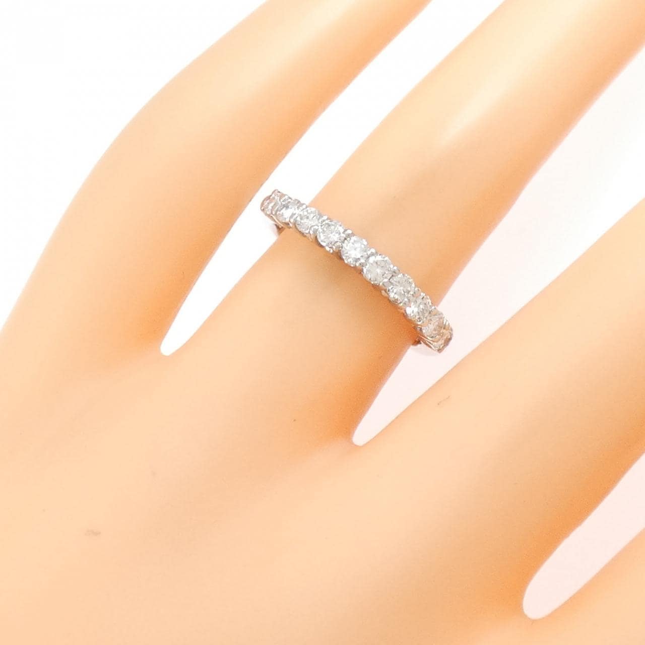 PT900 ハーフエタニティ ダイヤモンド リング 0.51CT