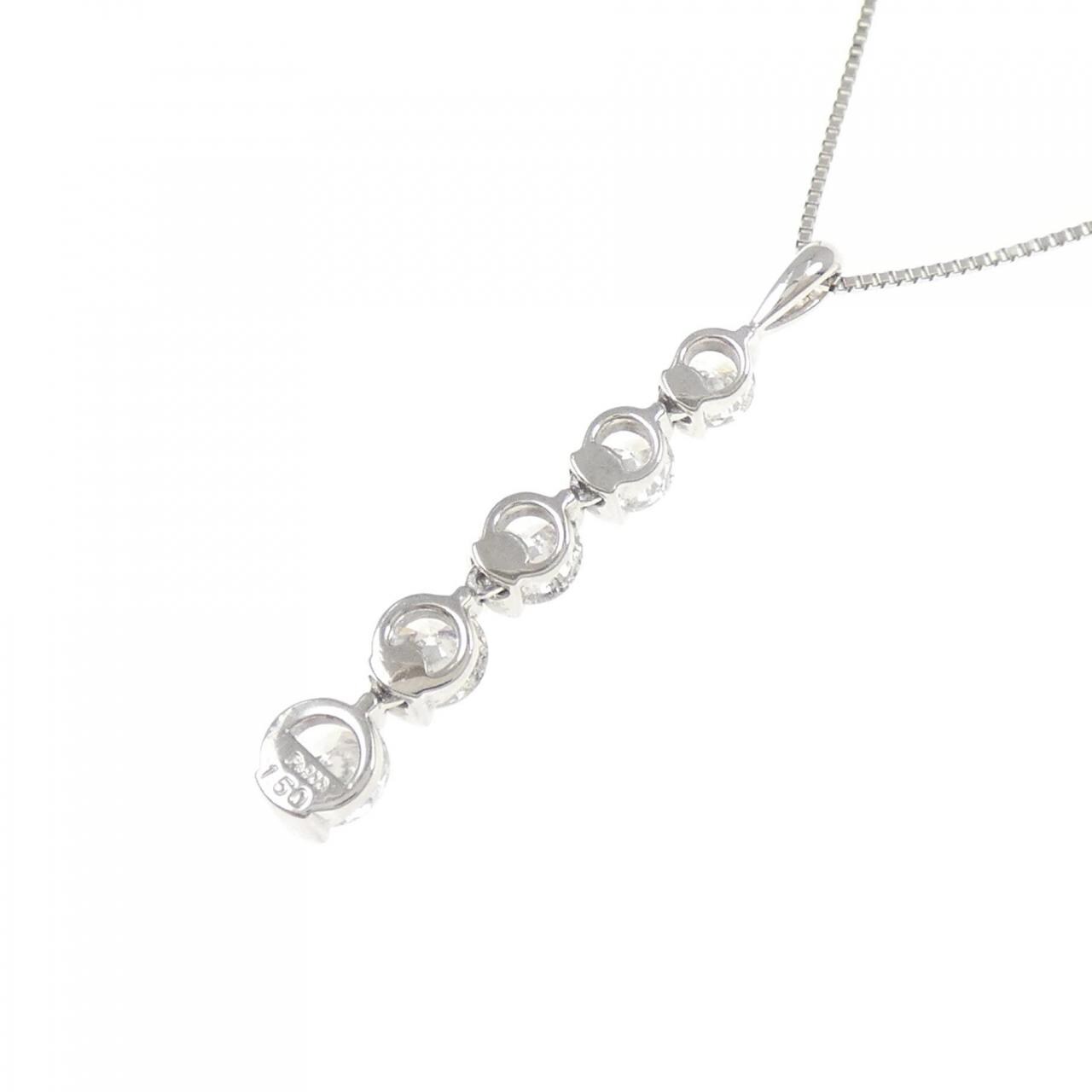 PT900/PT850 ダイヤモンド ネックレス 1.50CT