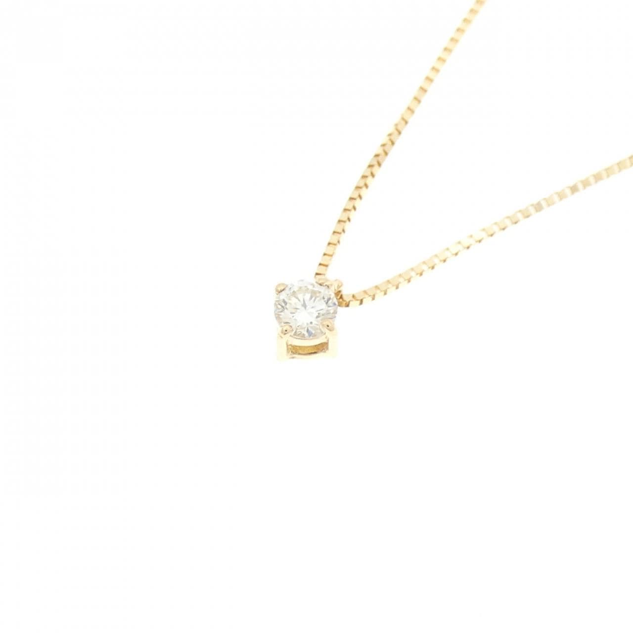 K18YG ダイヤモンド ネックレス 0.09CT
