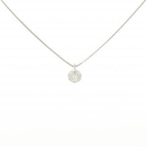 PT900/PT850 ソリティア ダイヤモンド ネックレス 0.620CT