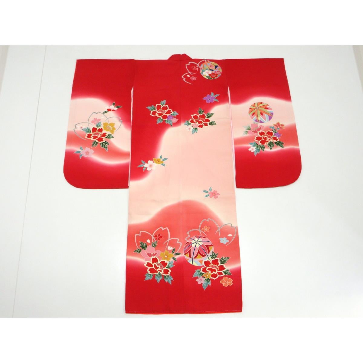 【未使用品】子供　女の子四ツ身