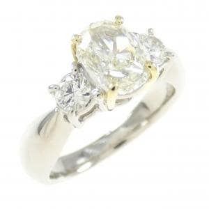 PT900/K18YG ダイヤモンド リング 1.232CT
