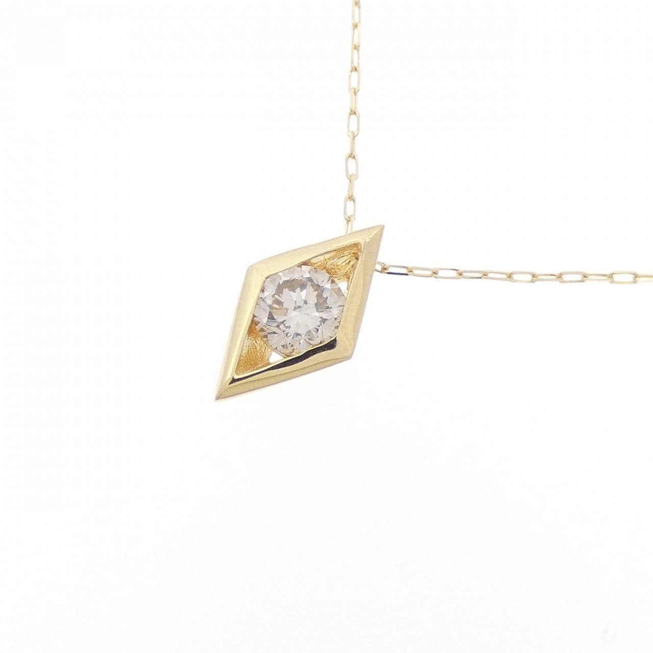 【新品】K18YG ダイヤモンド ネックレス 0.18CT