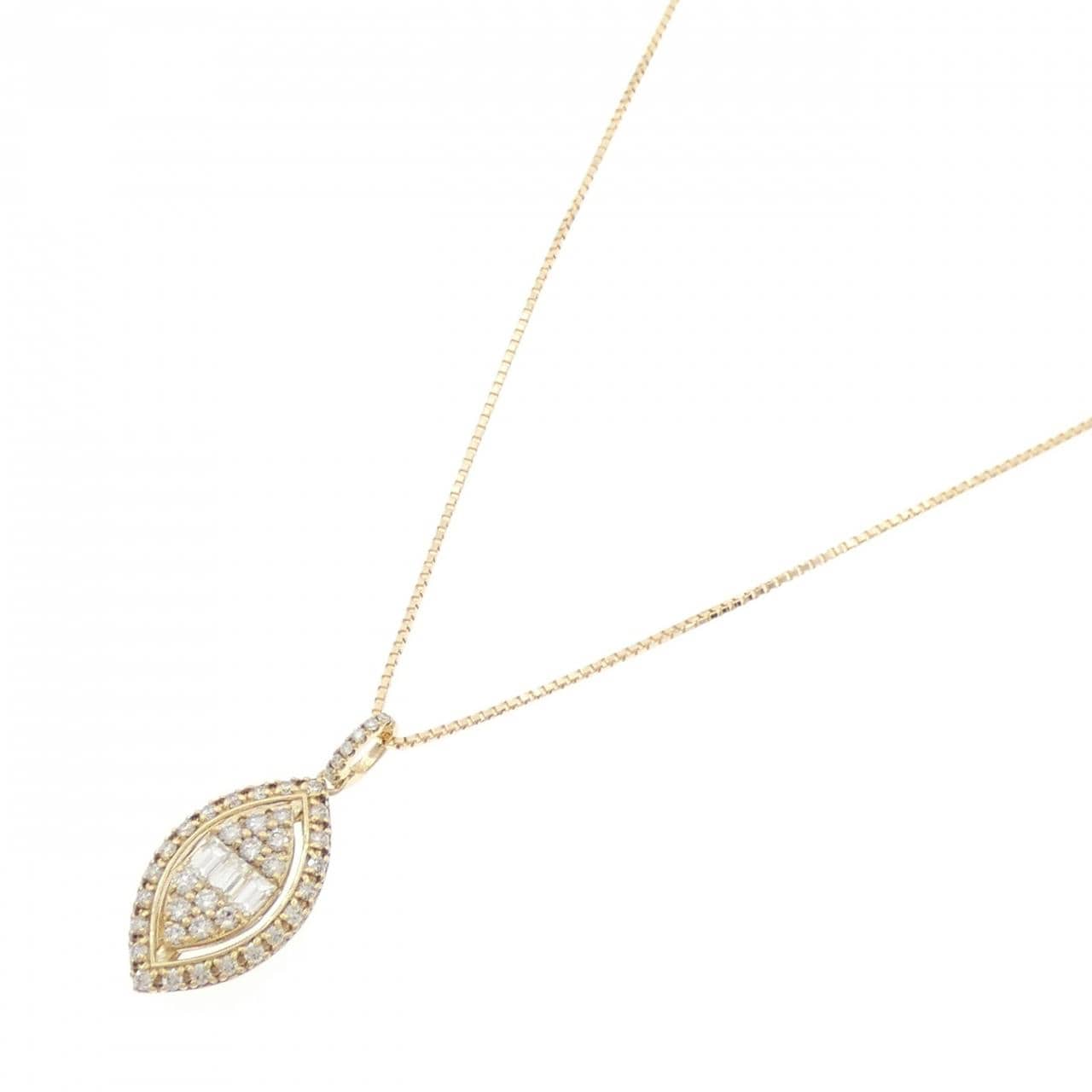 K18YG ダイヤモンド ネックレス 0.50CT