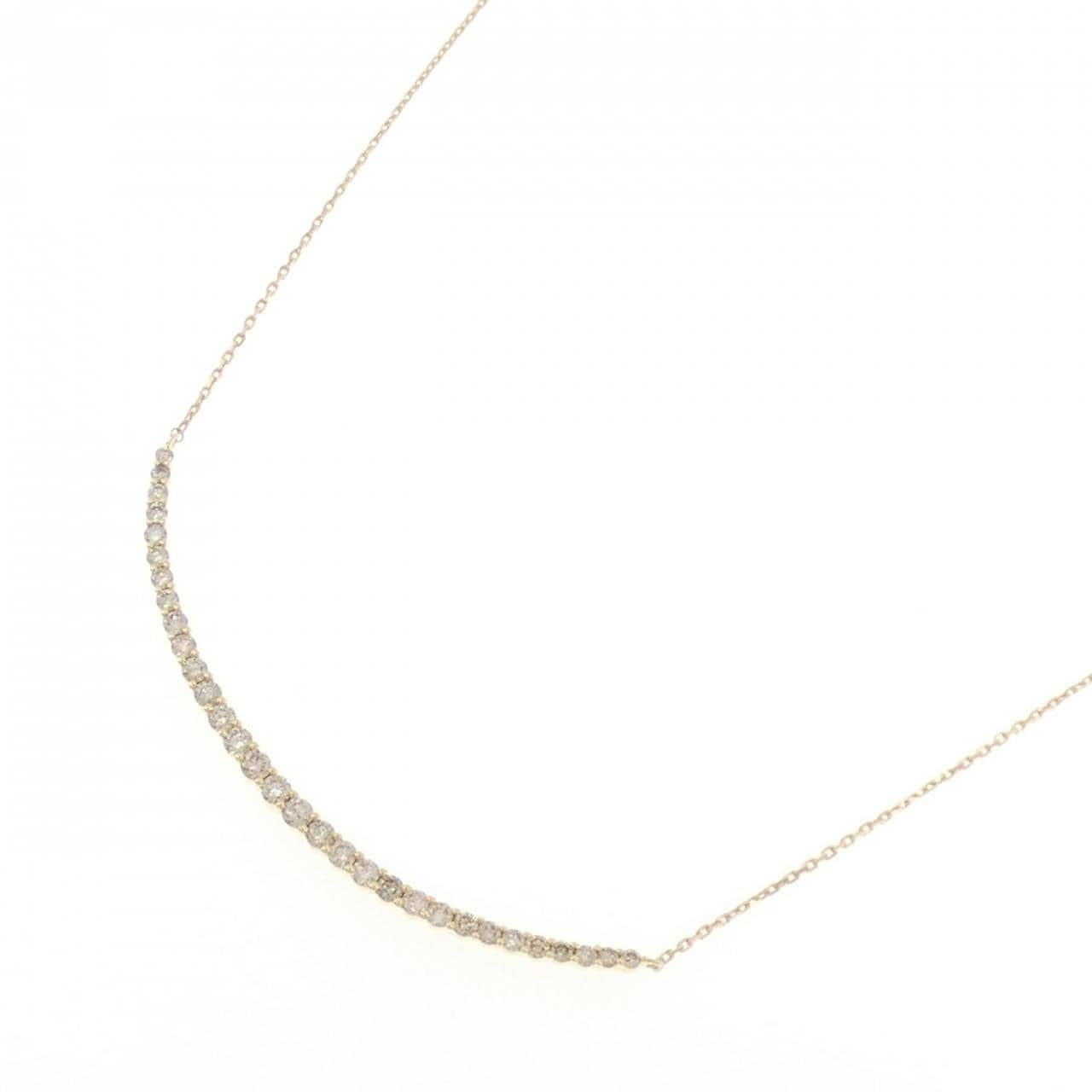 K18YG ダイヤモンド ネックレス 1.30CT