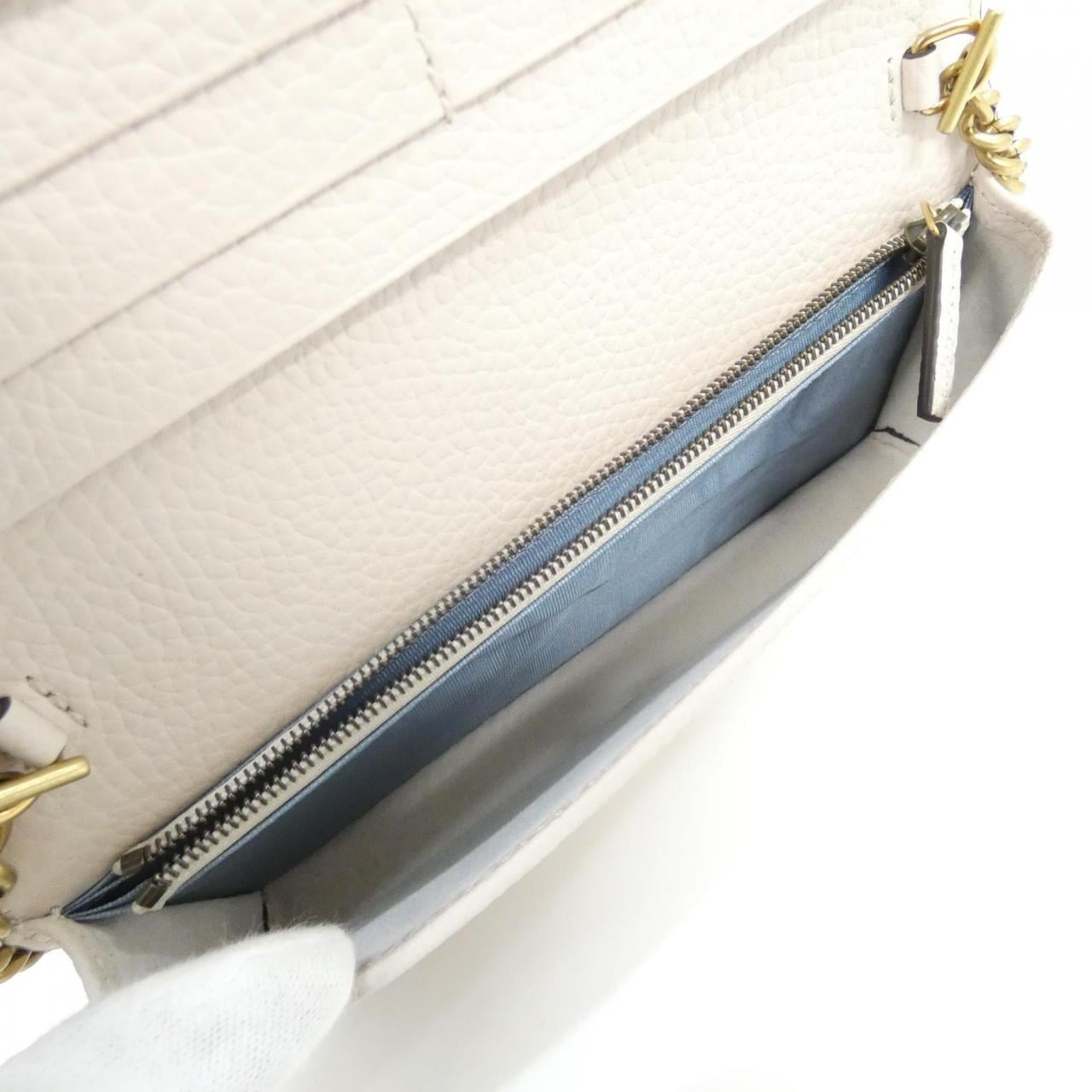 【未使用品】グッチ INTERLOCKING G 746056 AACAO チェーンウォレット