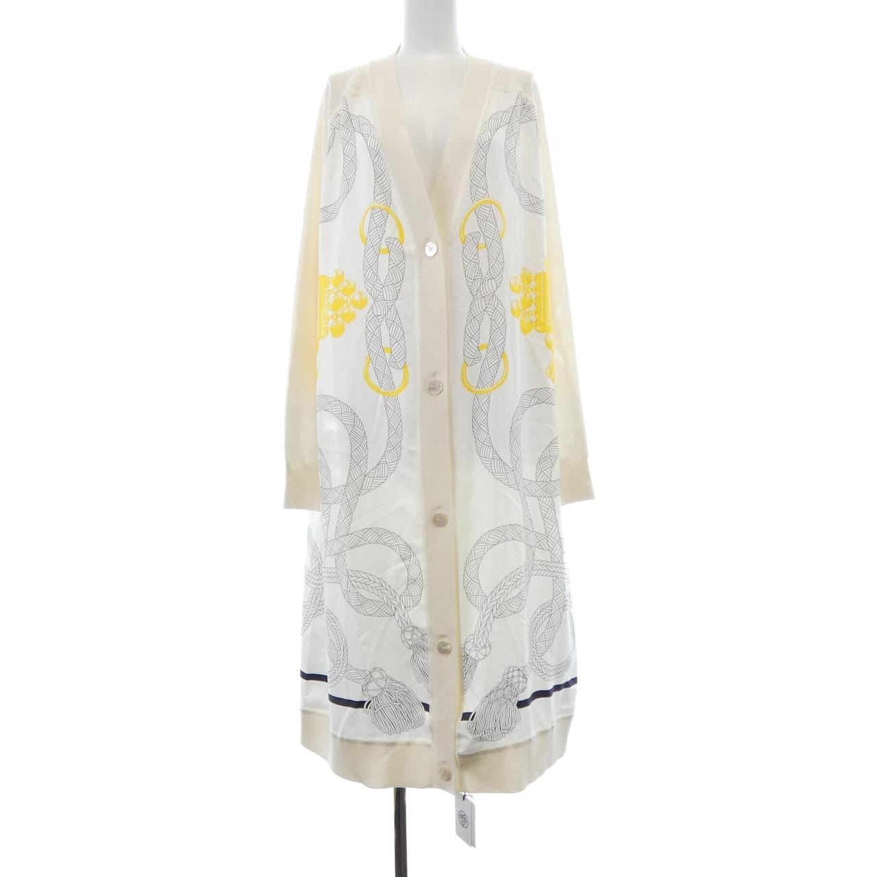 エルメス HERMES パルフロワリミックス 5H2801DX ロングカーディガン