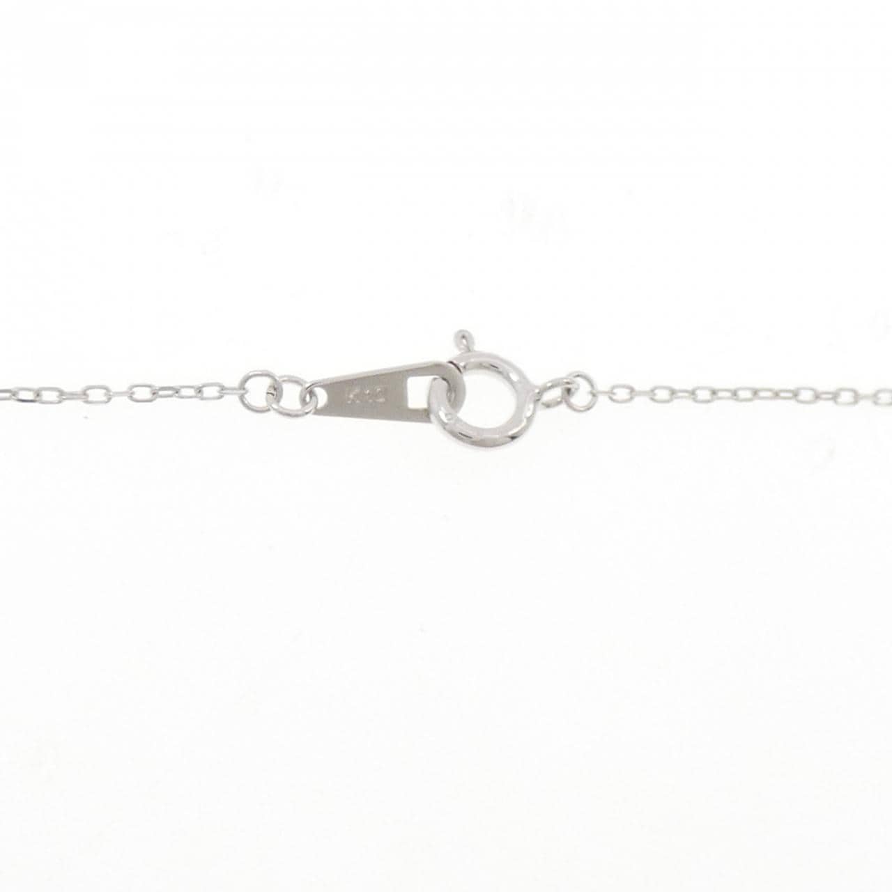 K10WG ダイヤモンド ネックレス 0.19CT