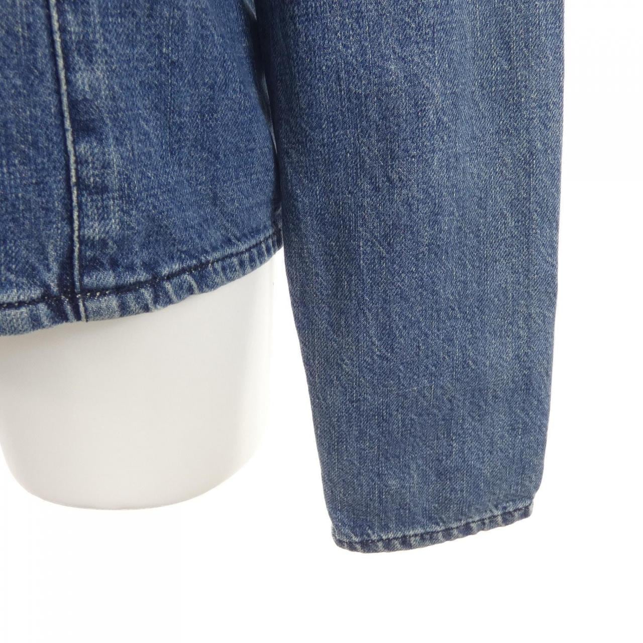 【ヴィンテージ】シャネル CHANEL IDENTFICATION P15973V08985 00A デニムジャケット