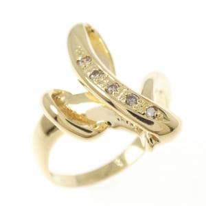K18YG ダイヤモンド リング 0.05CT