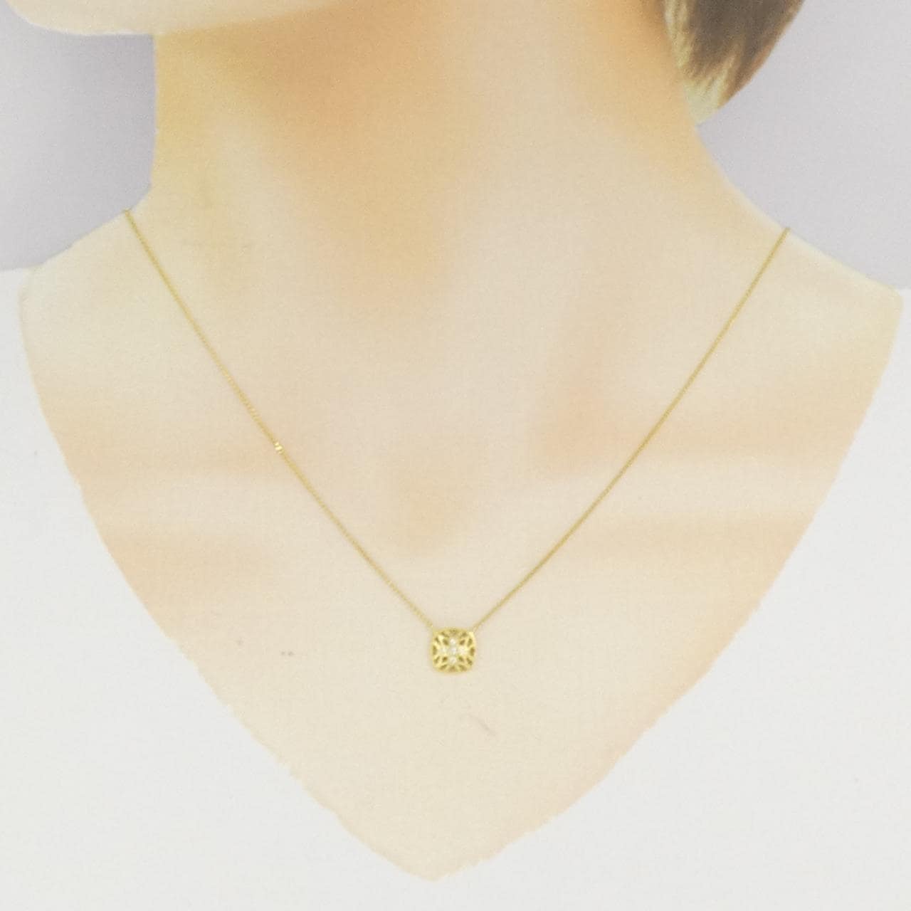 ハム ダイヤモンド ネックレス 0.03CT