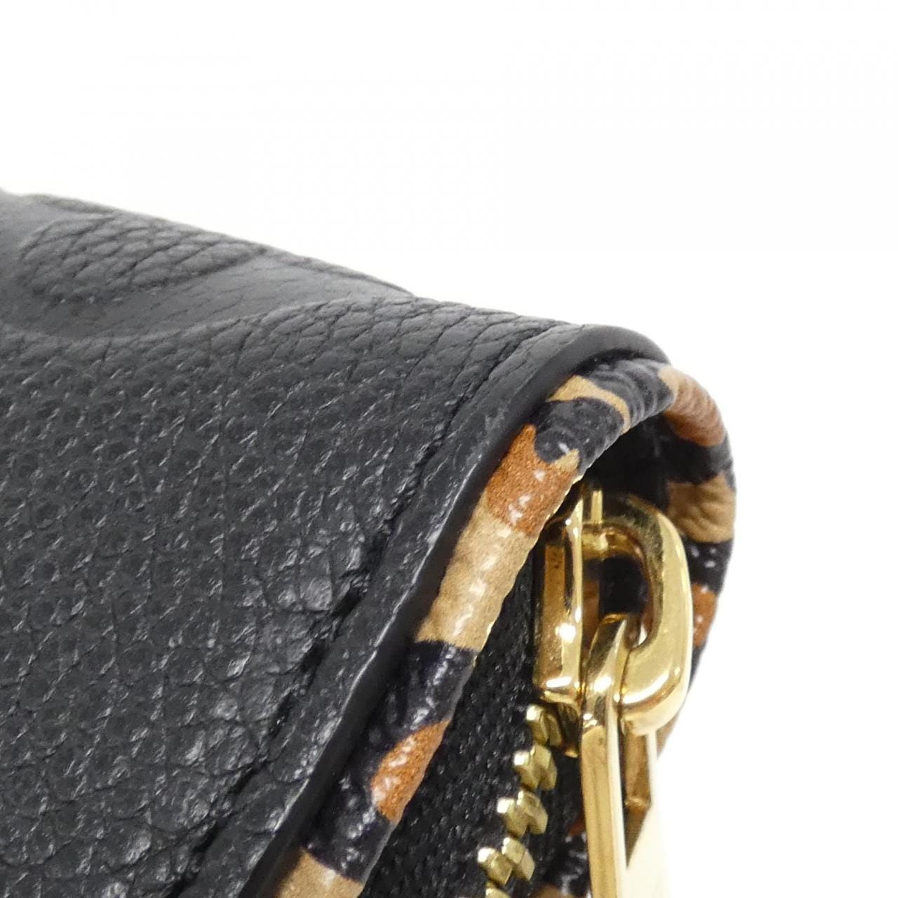 LOUIS VUITTON Monogram Empreinte（Wild at Heart）拉链錢包 M80680 皮夾