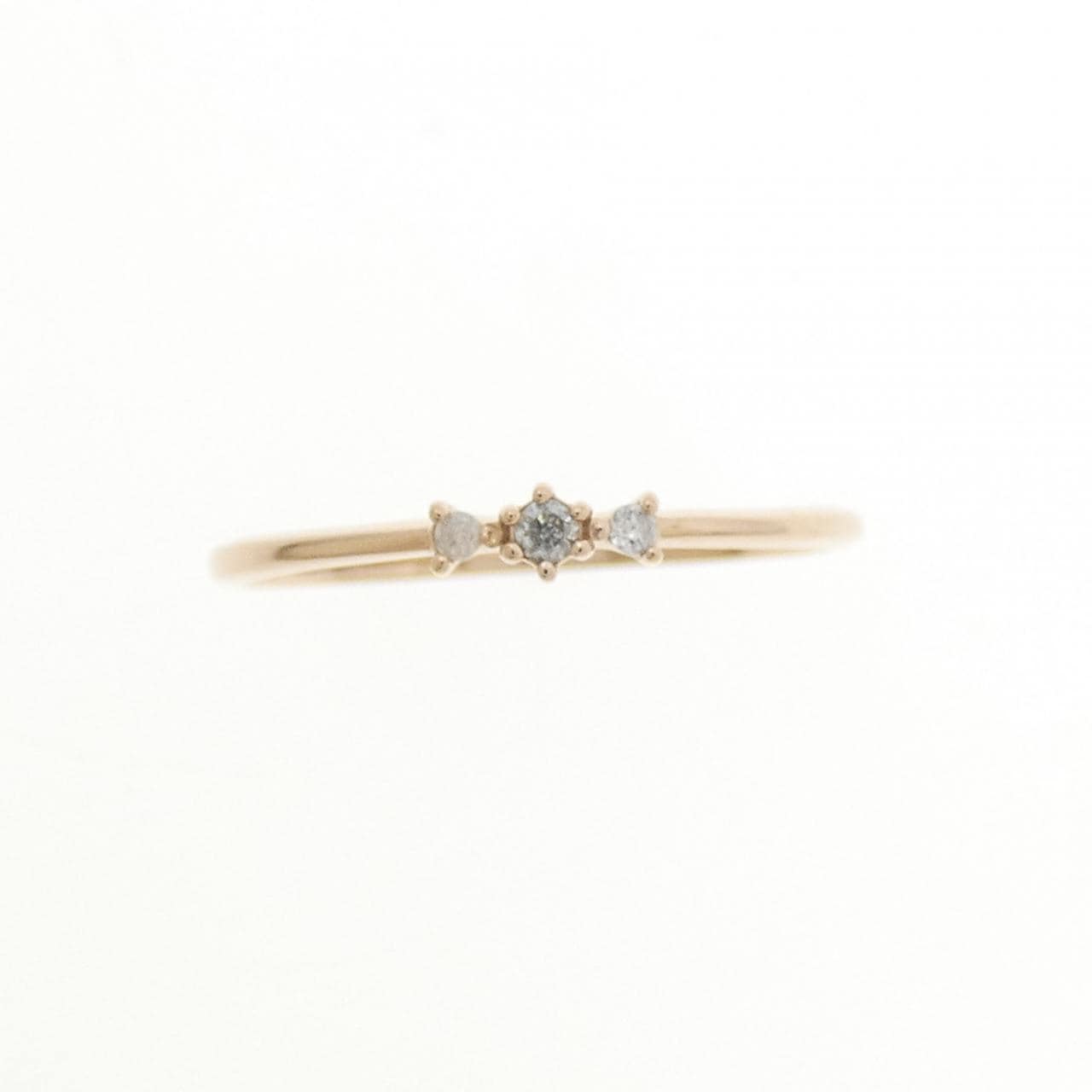 K18PG ダイヤモンド リング 0.03CT
