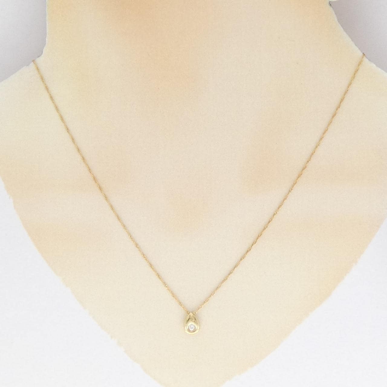 K18YG ダイヤモンド ネックレス 0.05CT