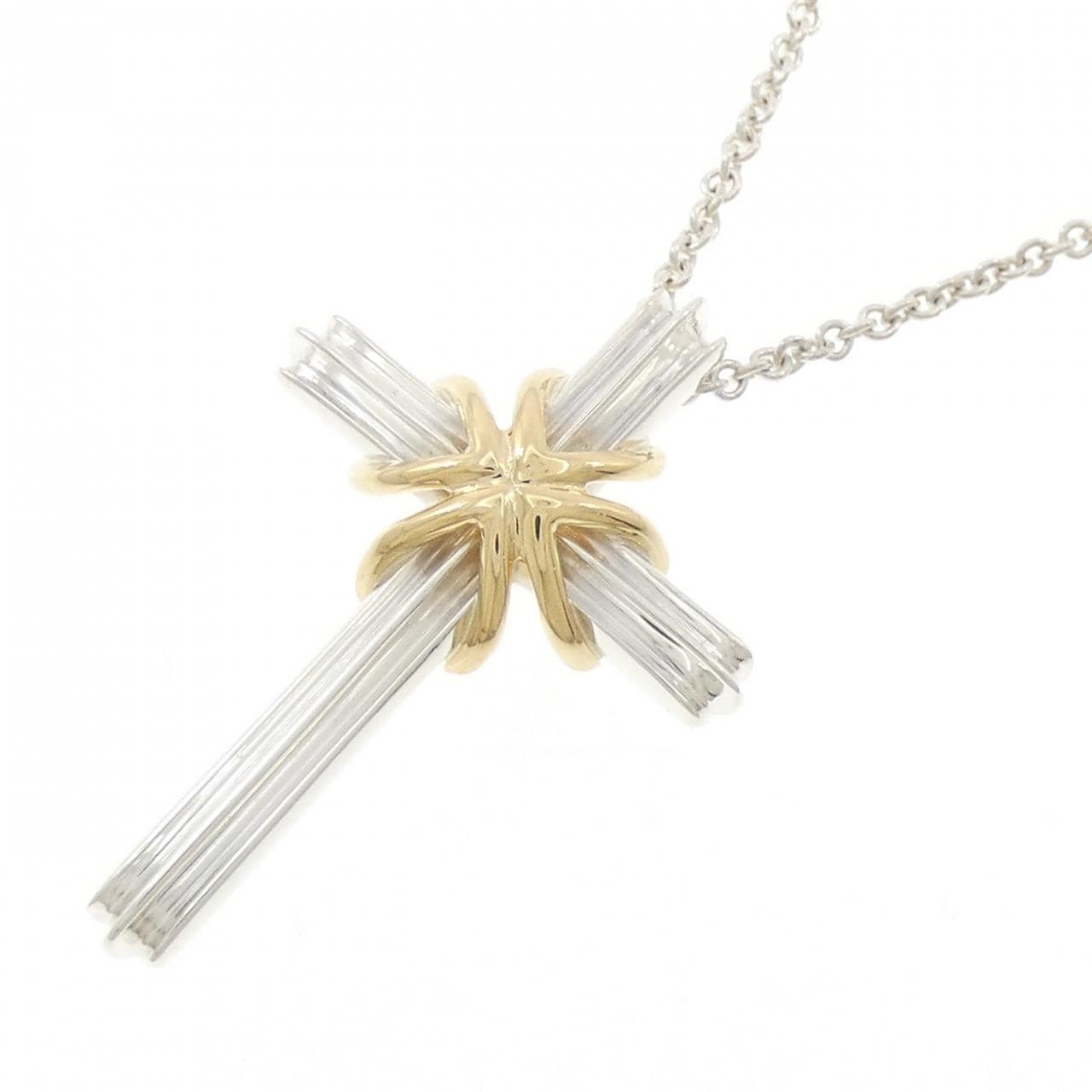 【ヴィンテージ】ティファニー 925/750YG ネックレス