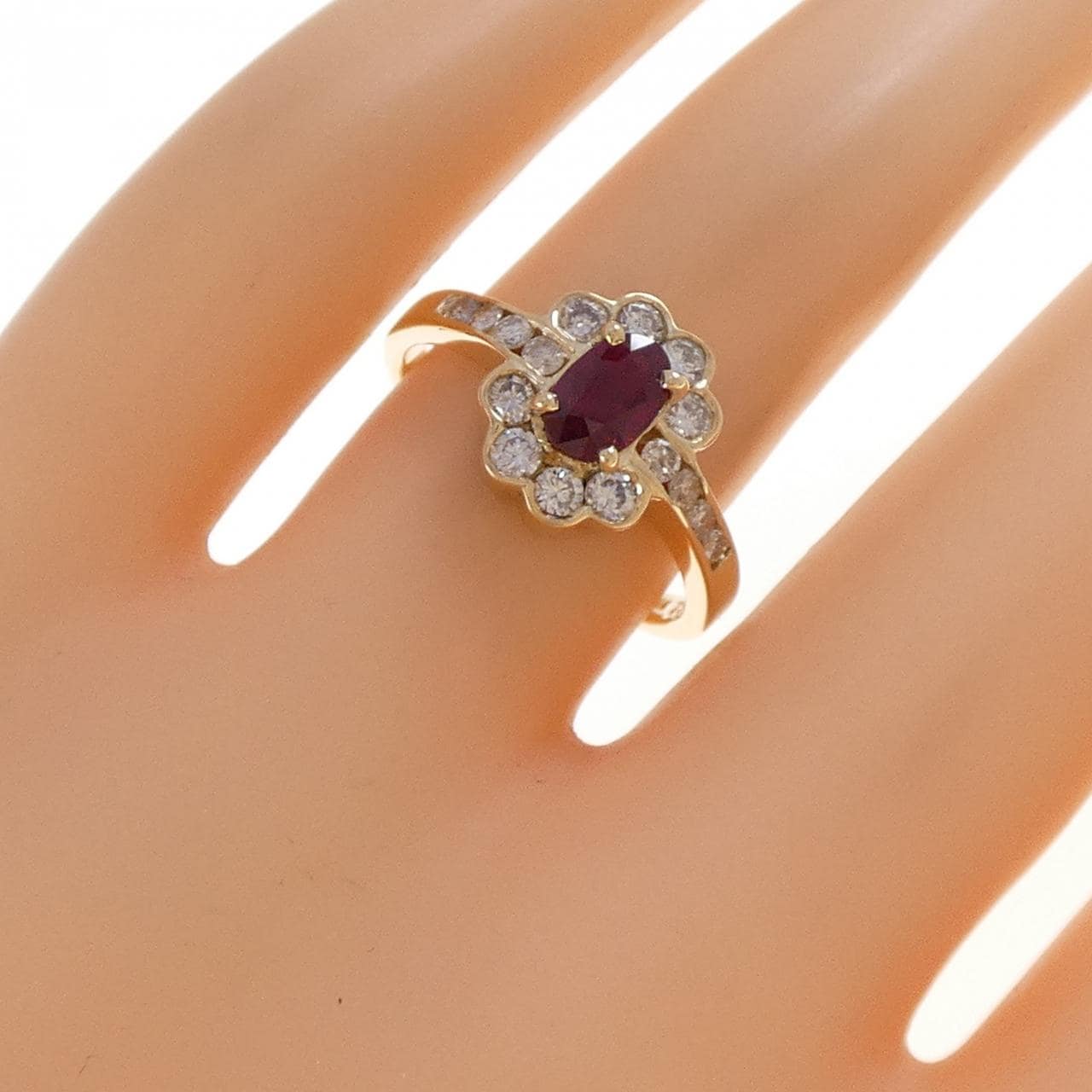 750YG ルビー リング