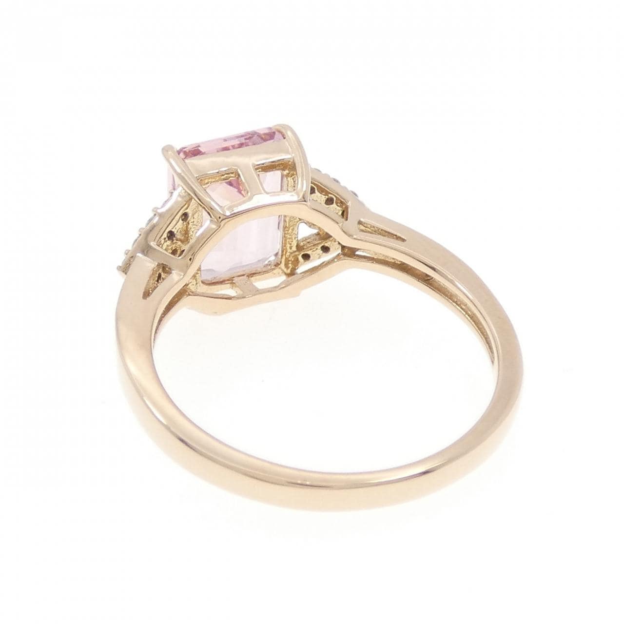 K18PG モルガナイト リング 1.89CT