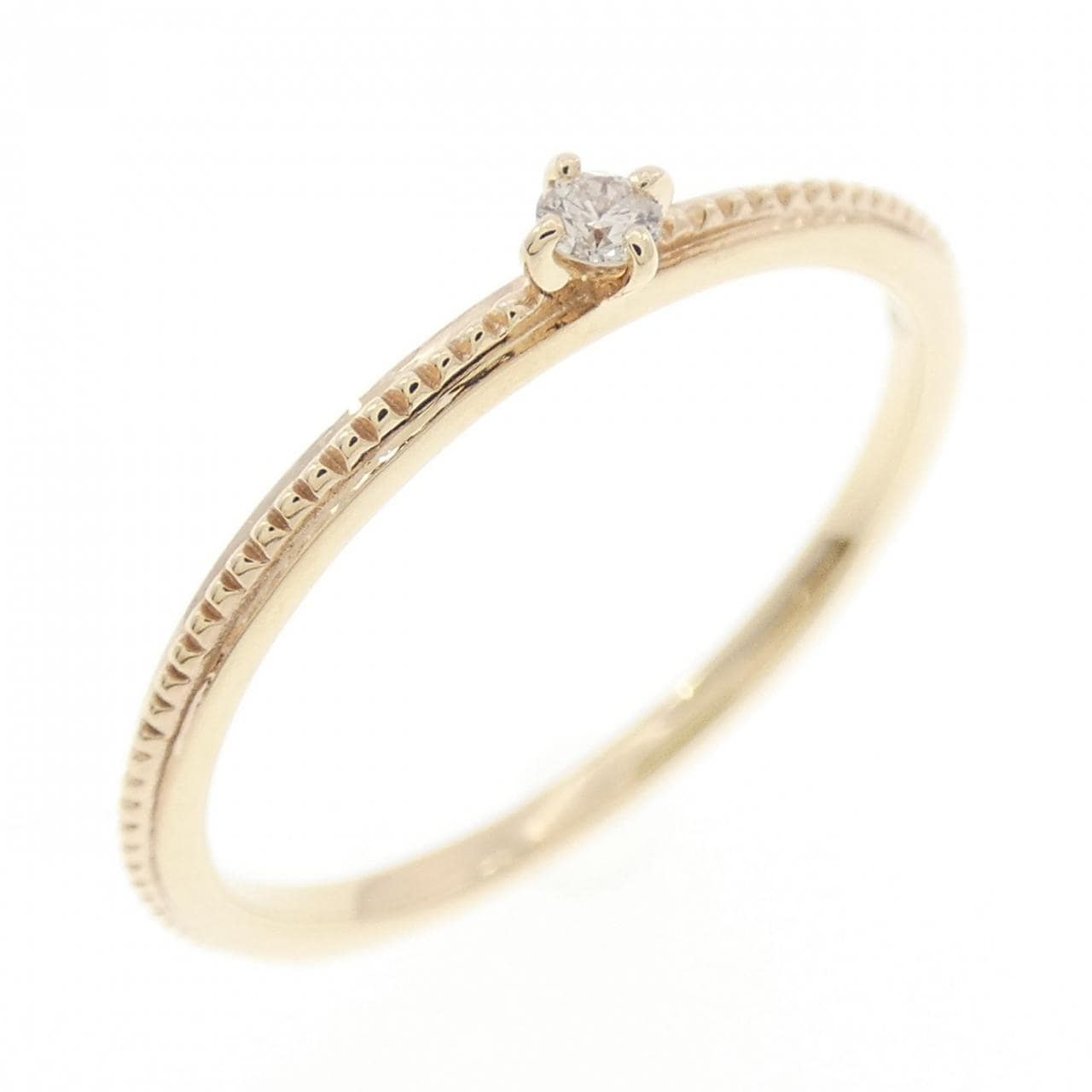 アガット ダイヤモンド リング 0.03CT